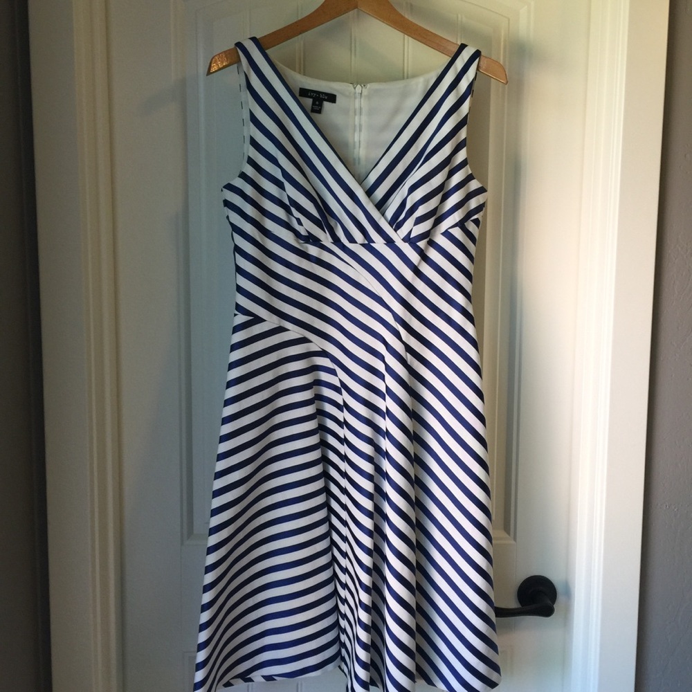 Ivy + Blu striped dress (A Maggy London Company).